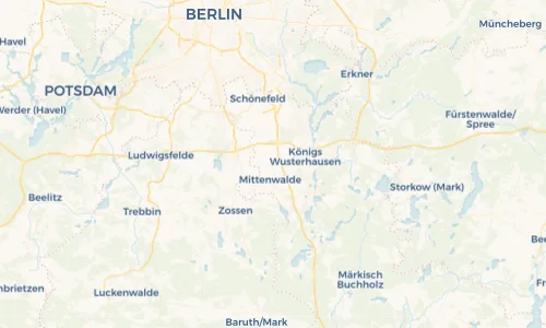 Regenradar Vorschaubild - Aktuelle Niederschläge in Ragow und Umgebung