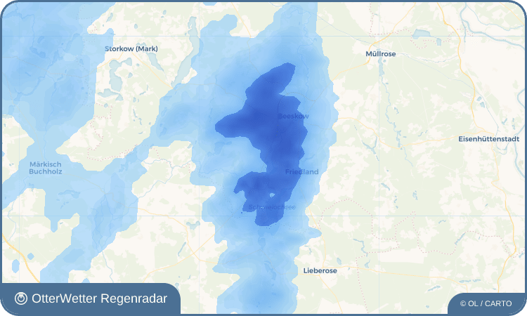 Wetter-Widget-Vorschau mit Vorhersagedaten für Ranzig
