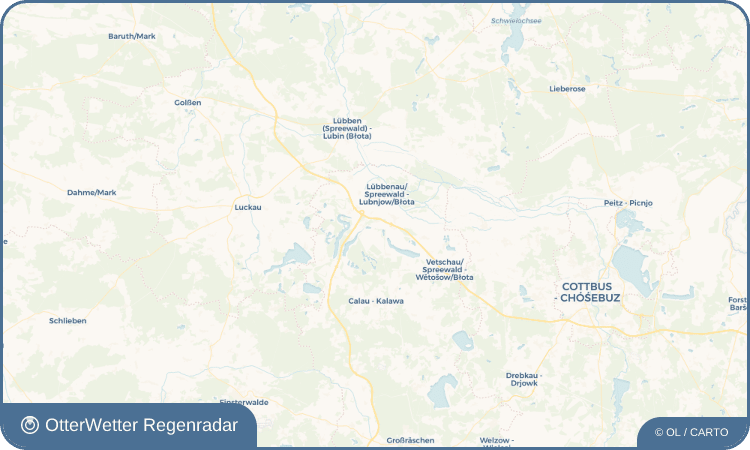 OtterWetter Regenradar-Widget Redlitz - Rědłojce