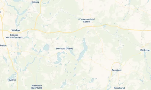 Regenradar Vorschaubild - Aktuelle Niederschläge in Reichenwalde und Umgebung