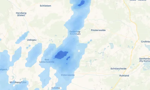 Regenradar Vorschaubild - Aktuelle Niederschläge in Rückersdorf und Umgebung