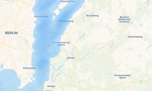 Regenradar Vorschaubild - Aktuelle Niederschläge in Rüdersdorf bei Berlin und Umgebung