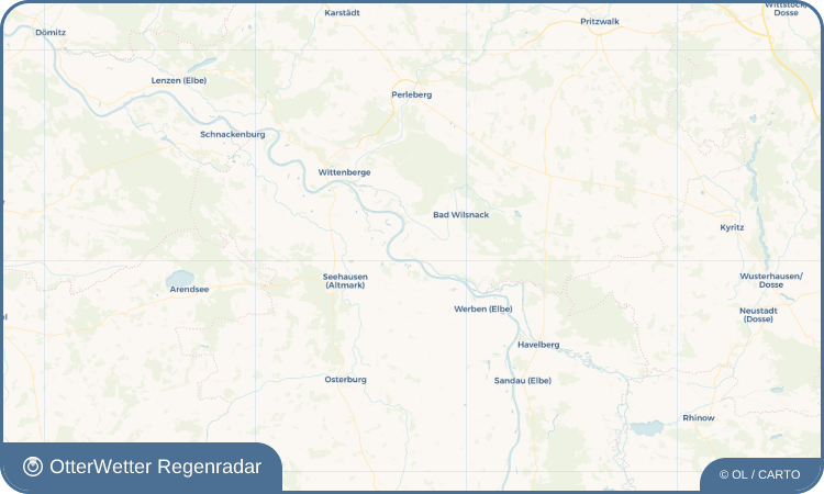 OtterWetter Regenradar-Widget Rühstädt