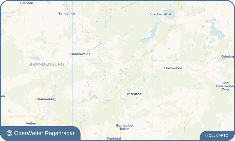 OtterWetter Regenradar-Widget Ruhlsdorf
