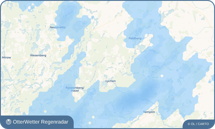 Wetter-Widget-Vorschau mit Vorhersagedaten für Rutenberg