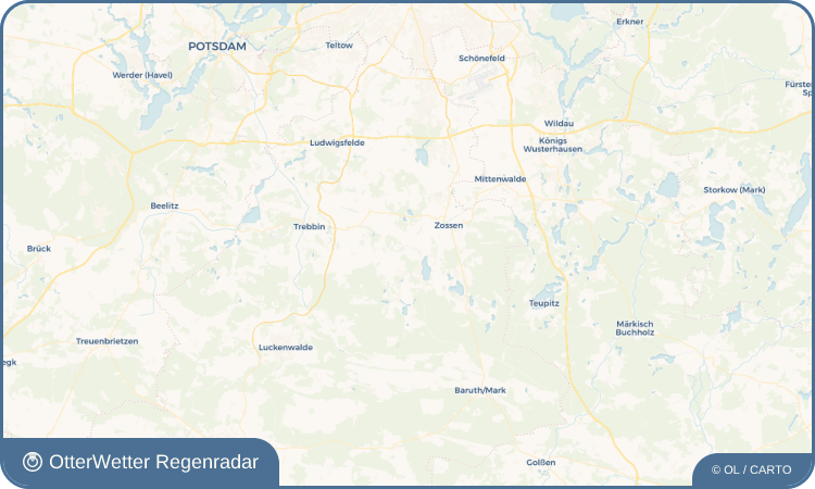 OtterWetter Regenradar-Widget Saalow