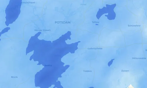 Regenradar Vorschaubild - Aktuelle Niederschläge in Saarmund und Umgebung