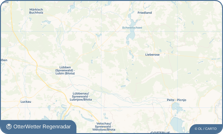 OtterWetter Regenradar-Widget Sacrow - Zakrjow