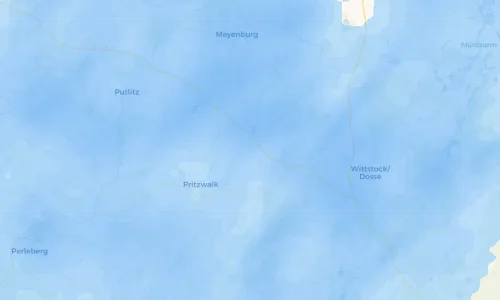 Regenradar Vorschaubild - Aktuelle Niederschläge in Sadenbeck und Umgebung