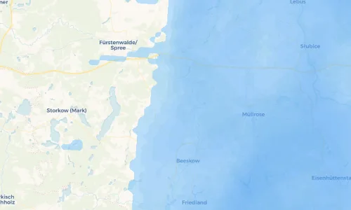 Regenradar Vorschaubild - Aktuelle Niederschläge in Sauen und Umgebung