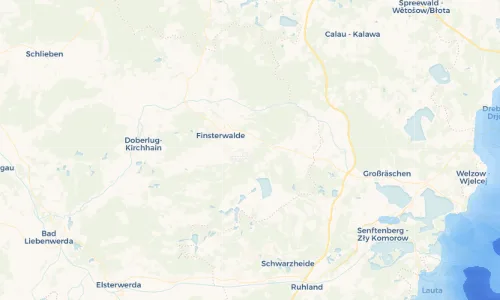 Regenradar Vorschaubild - Aktuelle Niederschläge in Schacksdorf und Umgebung