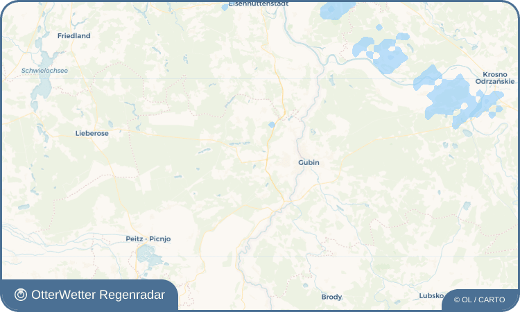 OtterWetter Regenradar-Widget Schenkendöbern