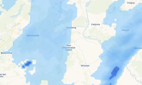 Regenradar Vorschaubild - Aktuelle Niederschläge in Schiffmühle und Umgebung