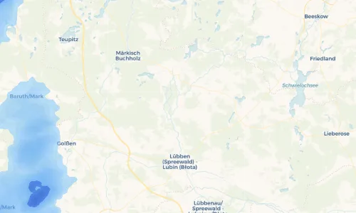 Regenradar Vorschaubild - Aktuelle Niederschläge in Schlepzig - Slopišća und Umgebung