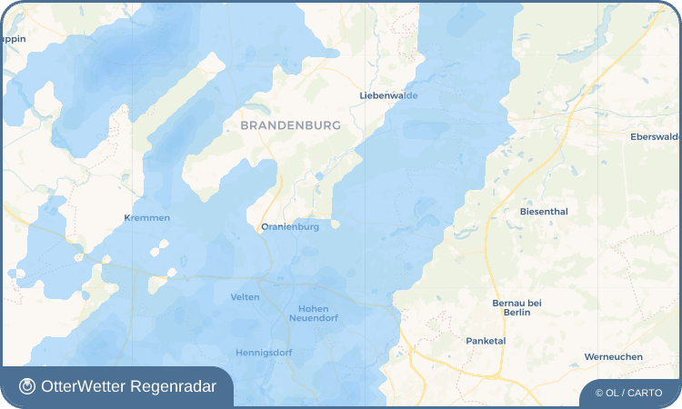 OtterWetter Regenradar-Widget Schmachtenhagen