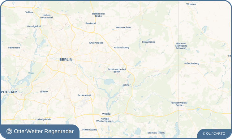 OtterWetter Regenradar-Widget Schöneiche bei Berlin