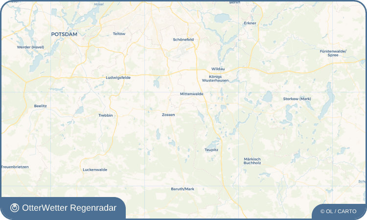 OtterWetter Regenradar-Widget Schöneiche