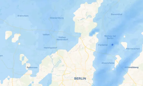 Regenradar Vorschaubild - Aktuelle Niederschläge in Schönfließ und Umgebung