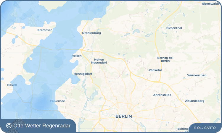 OtterWetter Regenradar-Widget Schönfließ