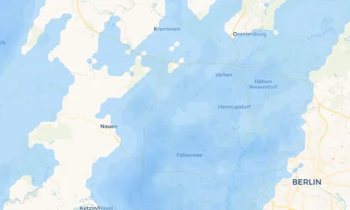 Regenradar Vorschaubild - Aktuelle Niederschläge in Schönwalde-Glien und Umgebung