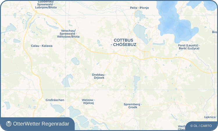 OtterWetter Regenradar-Widget Schorbus - Skjarbošc
