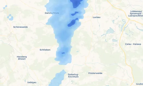 Regenradar Vorschaubild - Aktuelle Niederschläge in Schwarzenburg und Umgebung