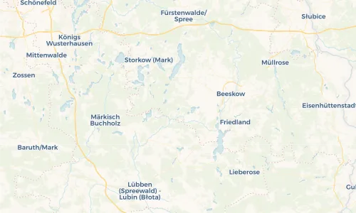Regenradar Vorschaubild - Aktuelle Niederschläge in Schwenow und Umgebung