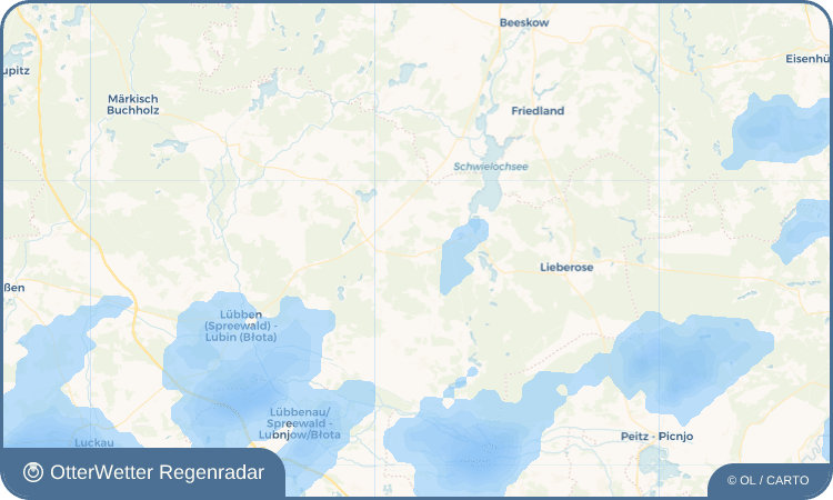 OtterWetter Regenradar-Widget Siegadel - Sekadło