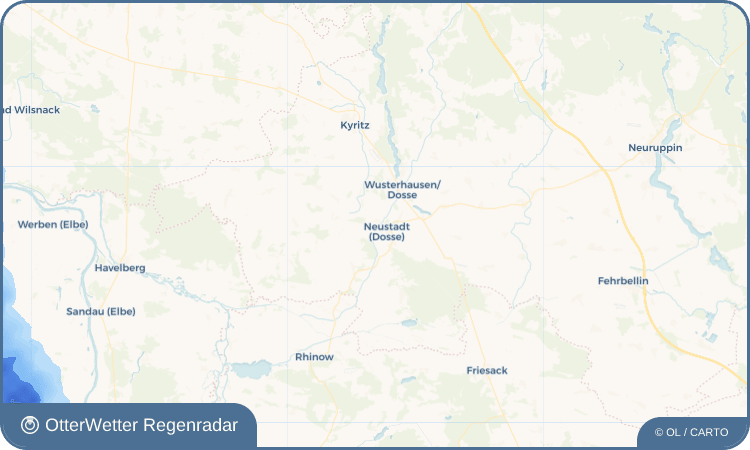 OtterWetter Regenradar-Widget Spiegelberg