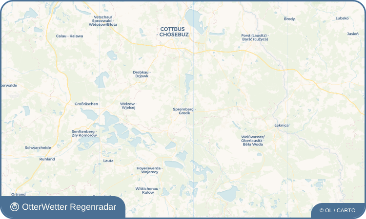 Widget-Vorschau für Spremberg - Grodk Wetter-Widget-Vorschau mit Vorhersagedaten für Spremberg - Grodk