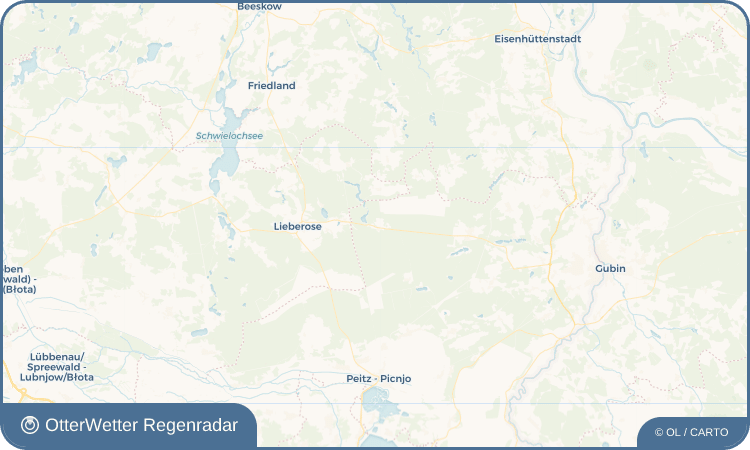 Wetter-Widget-Vorschau mit Vorhersagedaten für Staakow