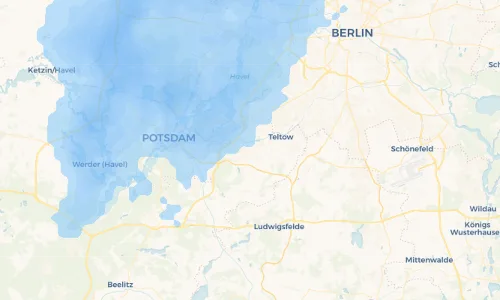 Regenradar Vorschaubild - Aktuelle Niederschläge in Stahnsdorf und Umgebung