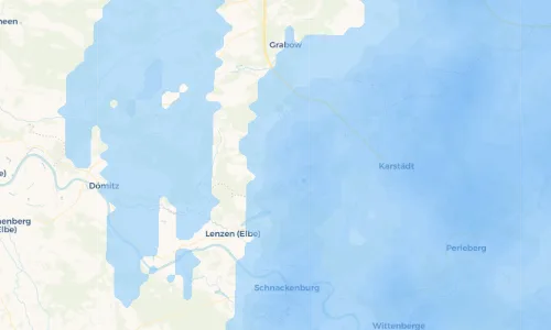Regenradar Vorschaubild - Aktuelle Niederschläge in Steesow und Umgebung