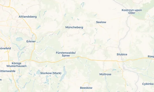 Regenradar Vorschaubild - Aktuelle Niederschläge in Steinhöfel und Umgebung