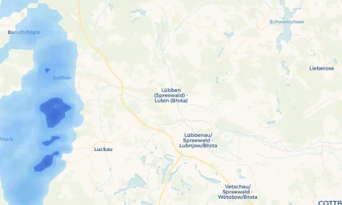 Regenradar Vorschaubild - Aktuelle Niederschläge in Steinkirchen - Kamjena und Umgebung