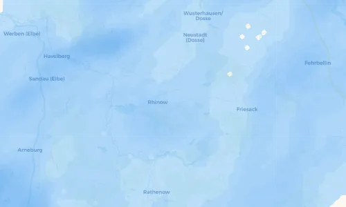Regenradar Vorschaubild - Aktuelle Niederschläge in Stölln und Umgebung