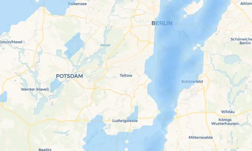 Regenradar Vorschaubild - Aktuelle Niederschläge in Teltow und Umgebung
