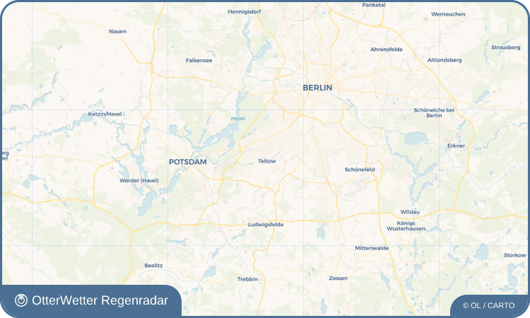OtterWetter Regenradar-Widget Teltow