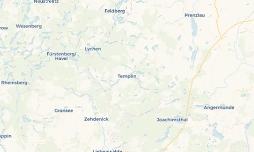 Regenradar Vorschaubild - Aktuelle Niederschläge in Templin und Umgebung