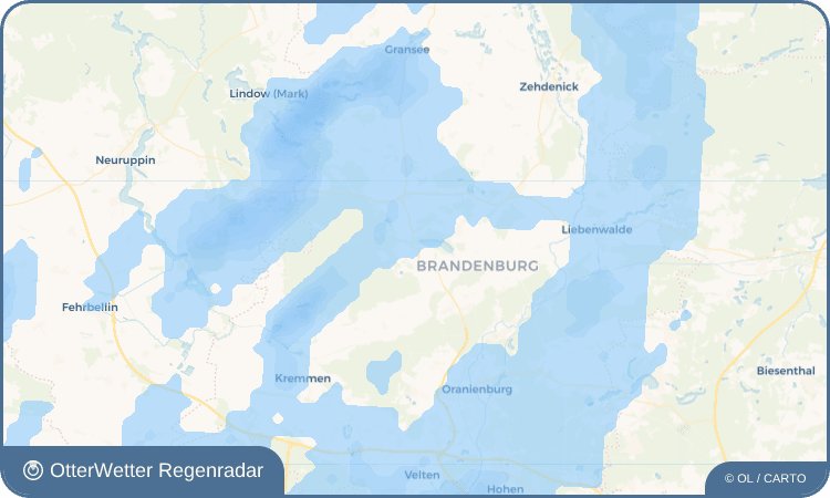 OtterWetter Regenradar-Widget Teschendorf