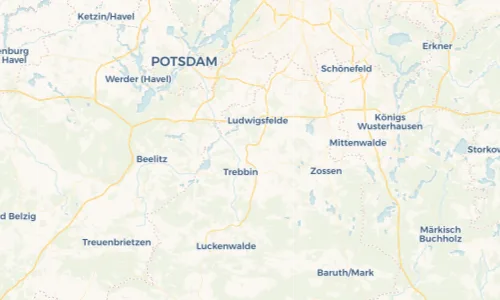 Regenradar Vorschaubild - Aktuelle Niederschläge in Thyrow und Umgebung