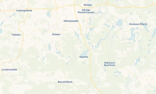 Regenradar Vorschaubild - Aktuelle Niederschläge in Töpchin und Umgebung