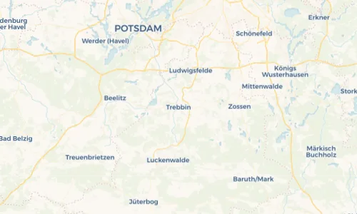 Regenradar Vorschaubild - Aktuelle Niederschläge in Trebbin und Umgebung