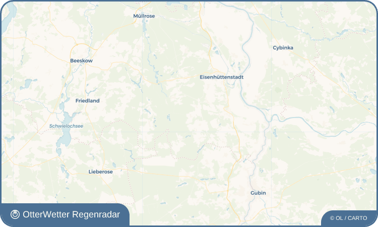 OtterWetter Regenradar-Widget Treppeln