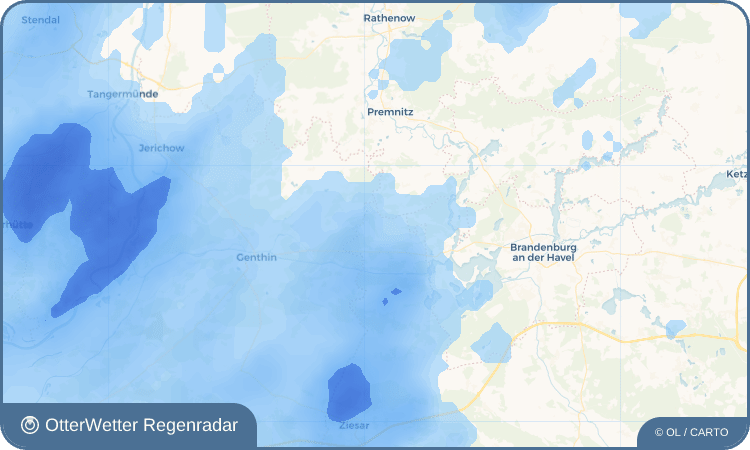 OtterWetter Regenradar-Widget Vehlen