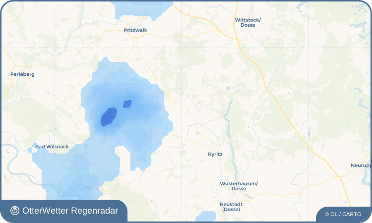 OtterWetter Regenradar-Widget Vehlow