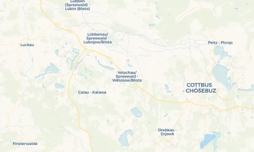 Regenradar Vorschaubild - Aktuelle Niederschläge in Vetschau/Spreewald - Wětošow/Błota und Umgebung