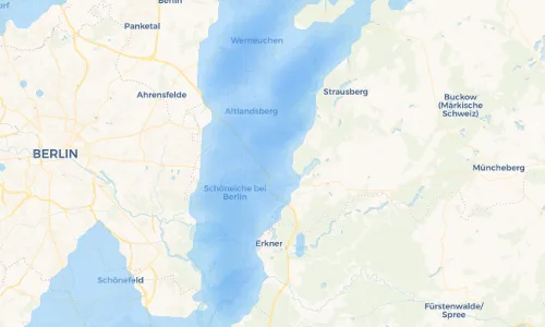 Regenradar Vorschaubild - Aktuelle Niederschläge in Vogelsdorf und Umgebung