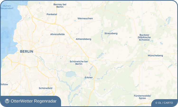 OtterWetter Regenradar-Widget Vogelsdorf