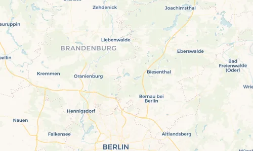 Regenradar Vorschaubild - Aktuelle Niederschläge in Wandlitz und Umgebung